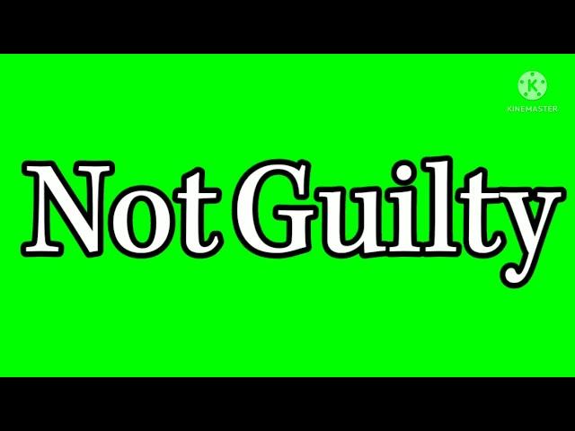 Ace Attorney Not Guilty HD Green Screen