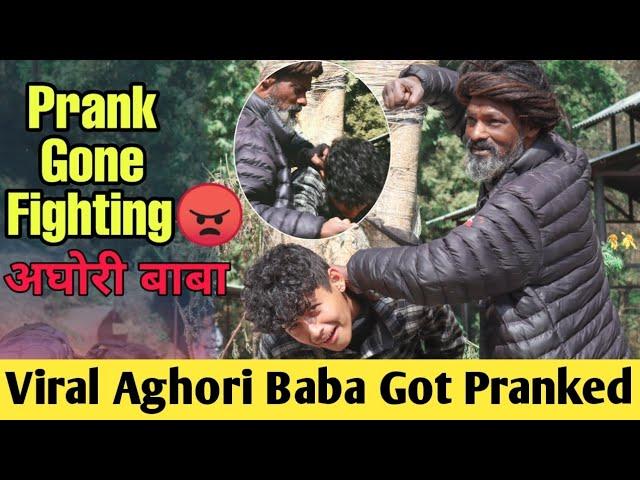 Nepali Prank- Fake Journalist Prank On Aghori Baba(Gone Fighting)|Life Damage Prank|Samir Bhattarai