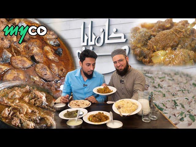 Khan Baba The Best Of Lahore | Mutton Palak, Qeema Naan, Qourma, Pulao and Karelay in Desi Ghee