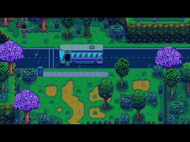 Stardew Valley - Rainy Day Noises (rain, eerie echoes, white noise)