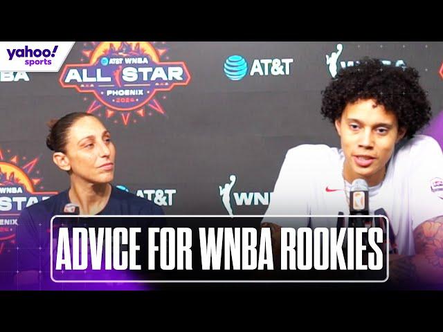 ️ BRITTNEY GRINER, DIANA TAURASI's advice for rookies at WNBA All-Star: 'ENJOY IT' | Yahoo Sports