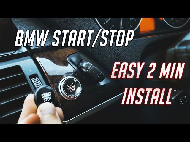 BMW Start Stop Button Replacement - Easy DIY Install For Crystal Or Red