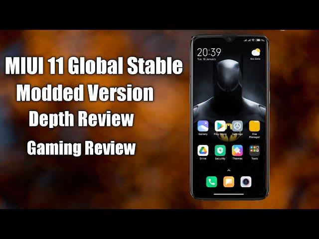 Depth Review Miui 11 Global Stable Modded Version|Smooth Experience Miui Lovers|Gaming REview Redmi7