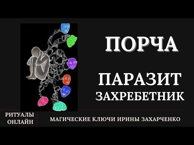 Захребетная ПОРЧА. Сущность паразит ЗАХРЕБЕТНИК. Ритуал онлайн.