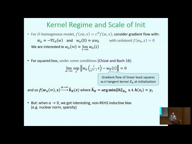 Kernel and Rich Regimes in Deep Learning - Nati Srebro