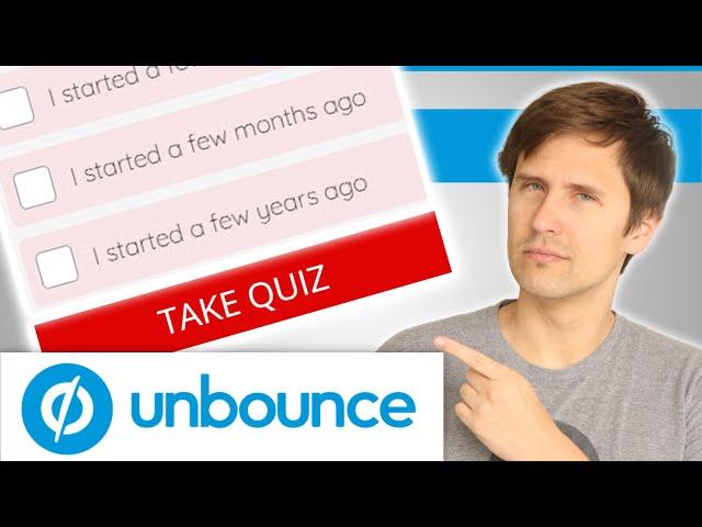 Unbounce: How to Create a Quiz