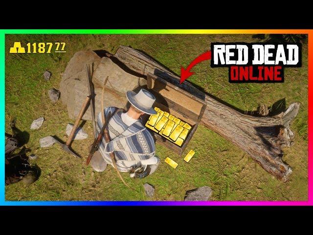 Red Dead Redemption 2 Online - FREE TREASURE! Gold Bars, RARE Items Easy Money & MORE! (RDR2)