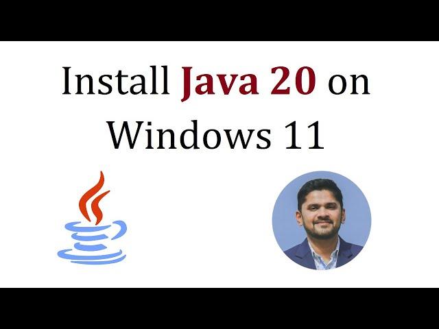 How to Install Java JDK 20 on Windows 11