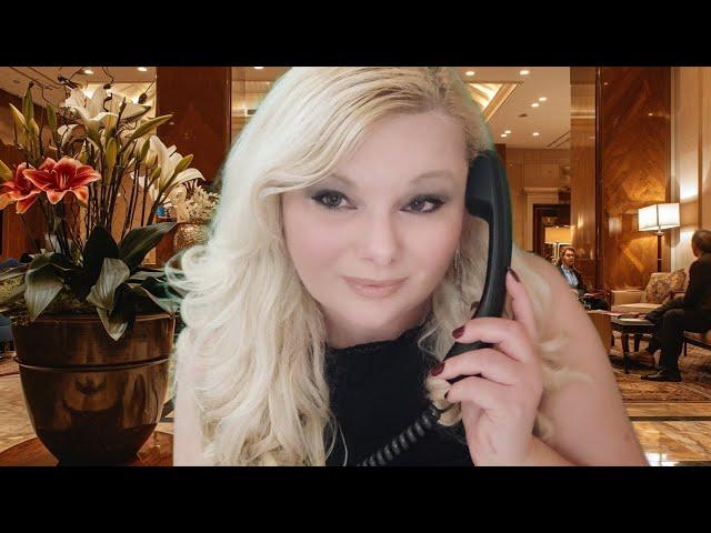 Asmr HOTEL CHECK IN RECEPTIONIST ROLEPLAY personal attention soft spoken