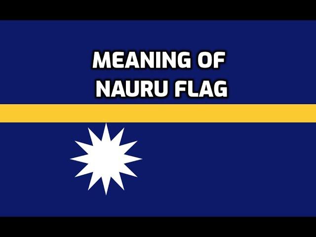 Meaning of Nauru Flag