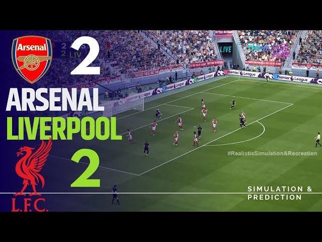 ARSENAL 2-2 LIVERPOOL • Highlights • Premier League 24/25 | Simulation/Recreation