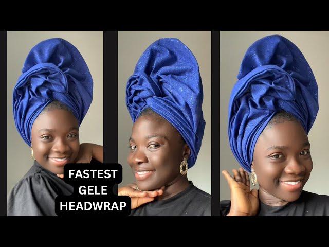 QUICK GELE HEADWRAP TUTORIAL