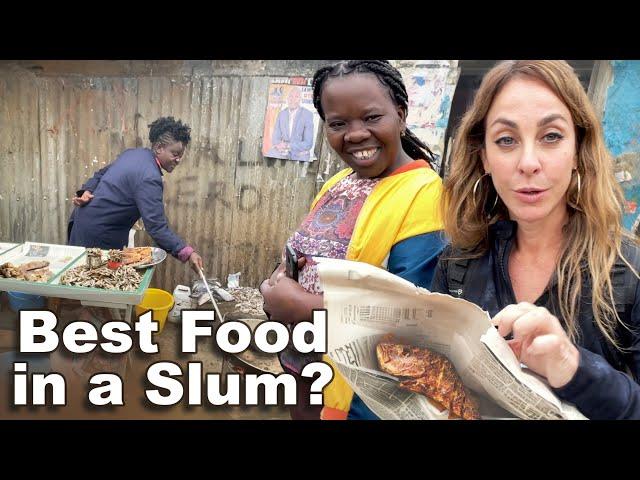 Street Food in Kenya's Slum | Kenyan Food Vlog