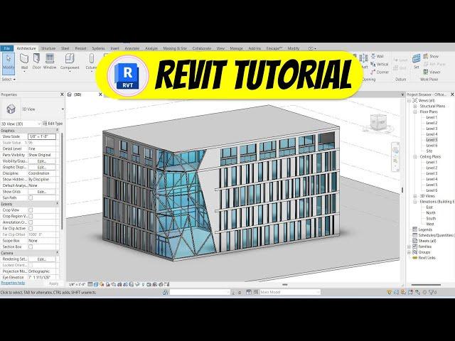 Facade Design in Revit Tutorial | Complex Facade in Revit