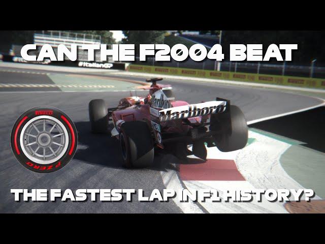 Can The F2004 With Slick Tyres Beat The Fastest Lap In F1 History?