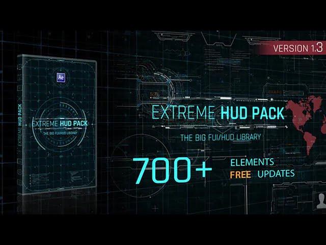 Extreme HUD Pack  After Effects Template  AE Templates