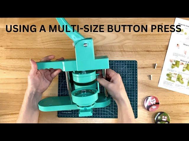 How to Use a Multi-Size Button Maker - Featuring the Aiment Brand