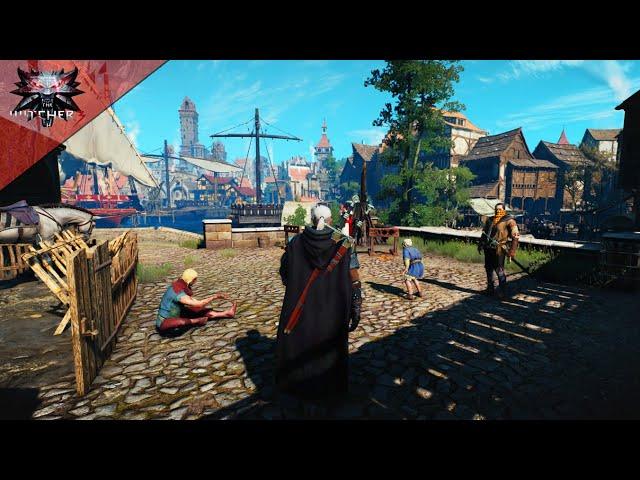 Walking in Novigrad - Witcher 3 Relaxing Music and Ambience