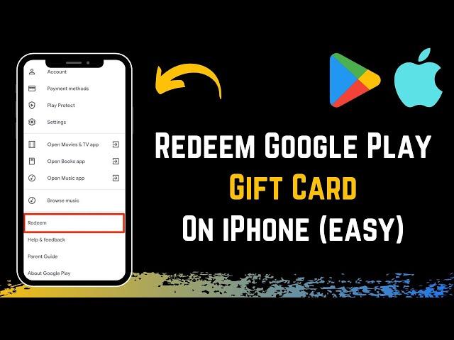 How to Redeem Google a Gift Play Card on iPhone !