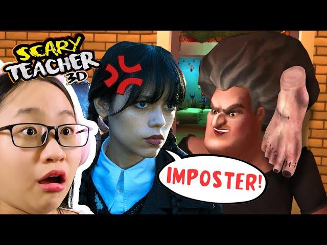 Scary Teacher 3D 2022 - Miss T is a Fake Wednesday!!! - Part 69 - Foot Scares!!!
