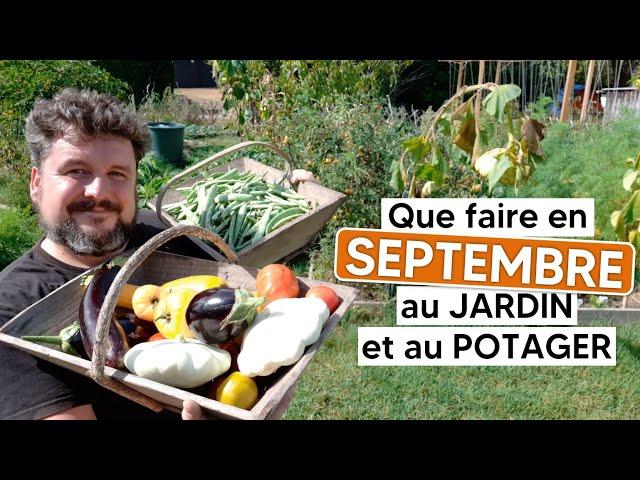 Ce que je fais en SEPTEMBRE au jardin et au potager