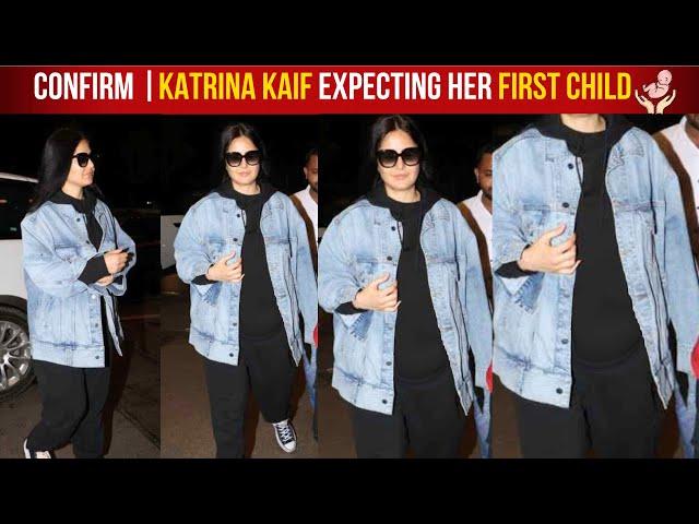 7 Month Pregnant Katrina Kaif Hiding Her Huge Baby Bump With Denim Jacket