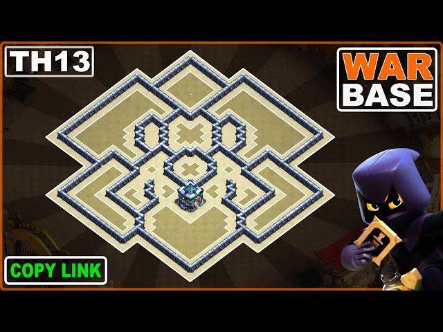 NEW! TH13 War Base Copy Link | Anti 3 star Town Hall 13 Base Design