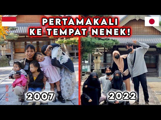 Ajak anak2 ke tempat Nenek Jepangsetelah 13thn tinggal di Indonesia