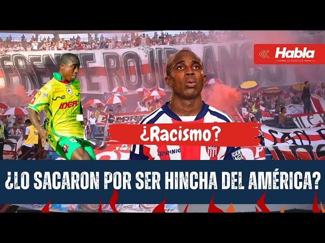 ¿QUÉ TAL ESTO?BARRAS DE JUNIOR SACARON A JAMERSSON RENTERÍA DE LA TRIBUNA️