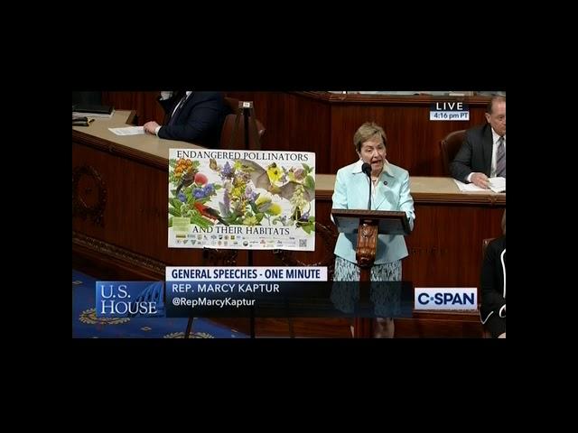 Rep. Kaptur in recognition of National Pollinator Week