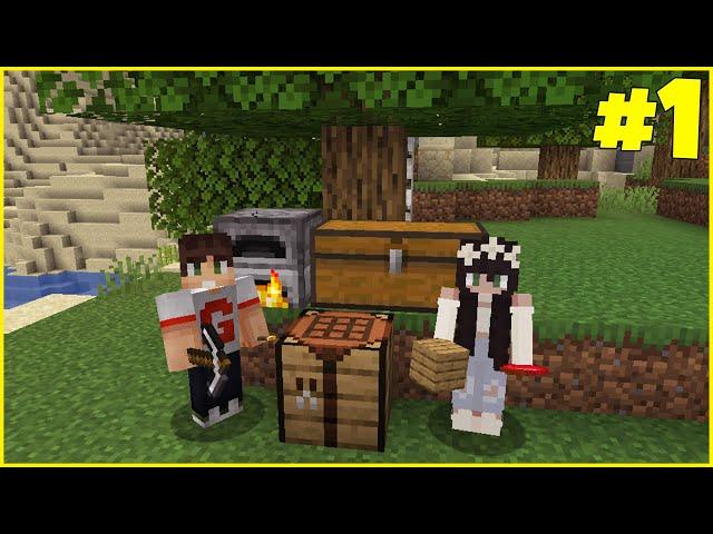 Выживание с Девушкой [#1] - Самое Начало / Майнкрафт 1.17 (Minecraft)