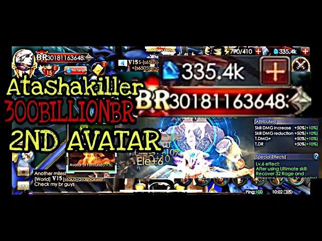 ATASHAKILLER  REACHED 300B... 2ND AVATAR ACTIVATION...  | Legacy Of Discord - Furious Wings