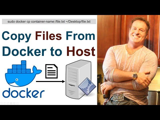 Copy a file in a Docker container to your local host machine