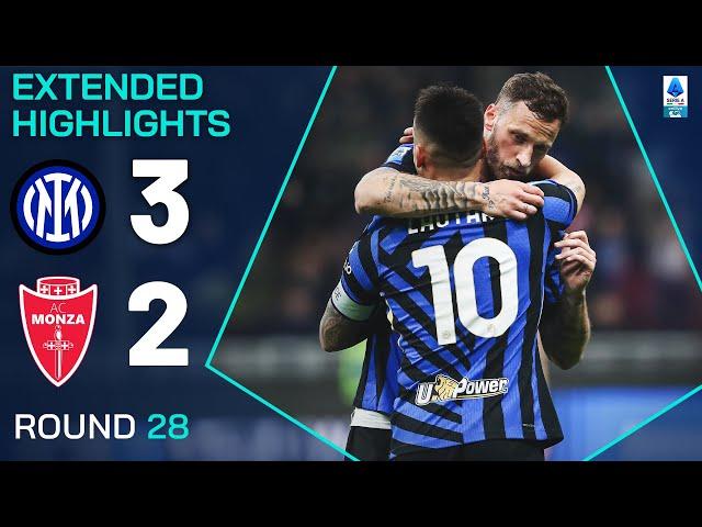 INTER-MONZA 3-2 | EXTENDED HIGHLIGHTS | SERIE A 2024/25