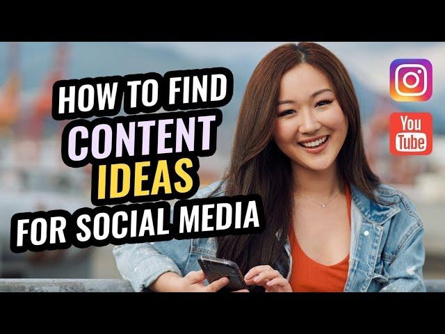 5 Ways to Find Content Ideas FAST for Social Media (Instagram, Youtube, Podcast, and more!)