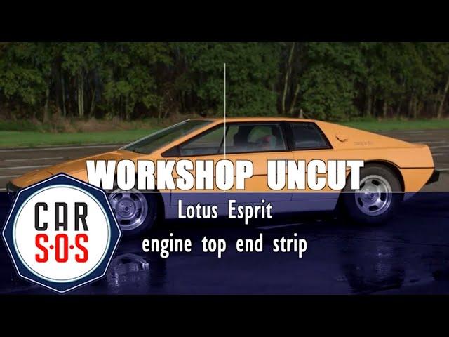 Lotus Esprit Top End Strip | Workshop Uncut | Car S.O.S.