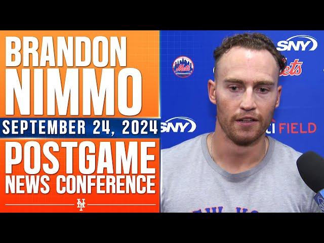 Brandon Nimmo on Mets loss to Braves: 'They're not just gonna roll over and die for you' | SNY