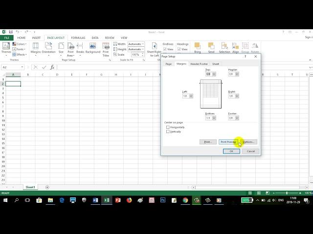 Эксел программын инч хэмжээг см болгох /Excel inch to cm/