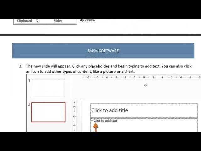 Lesson 04 - Slide Basics - Power Point 2013 - Sahalsoftware - Afsoomaali ku baro