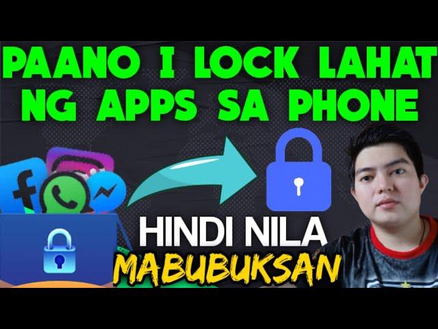 PAANO I LOCK LAHAT NG APPS SA CELLPHONE MO ! | HOW TO LOCK APPS IN YOUR CELLPHONE !100% LEGIT !