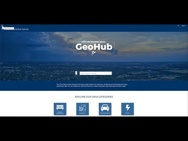 GeoHub promotional video 2021