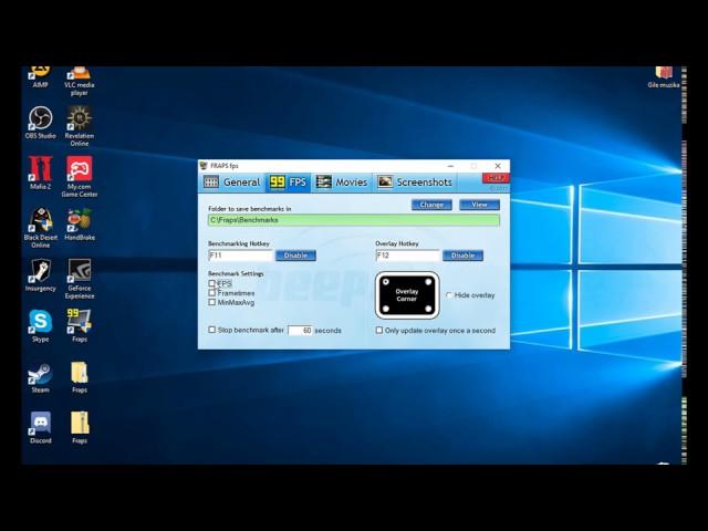 Fraps Full Version For Free !Download Link + Tutorial  2017