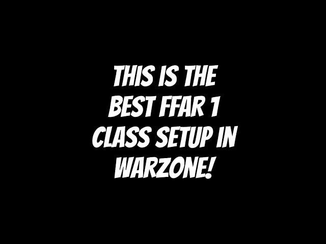 Best FFAR 1 Class Setup in Warzone in One Minute! #Shorts