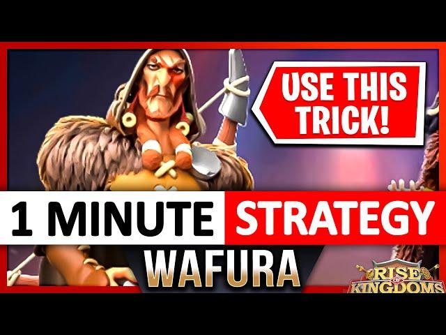 Ceroli WAFURA: 1 MINUTE STRATEGY & Trick [HELL] - Rise of Kingdoms ROK Fleisch