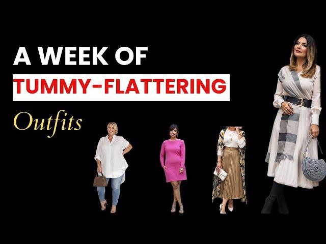 Style Tips On How To Dress & Flatter A Large Tummy! - Flattering Outfit Ideas for Women with a Tummy