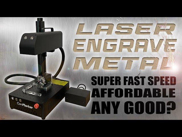 ComMarker B4 Fiber Laser Engraving Machine 20W Review | Galvo Laser | Hand held