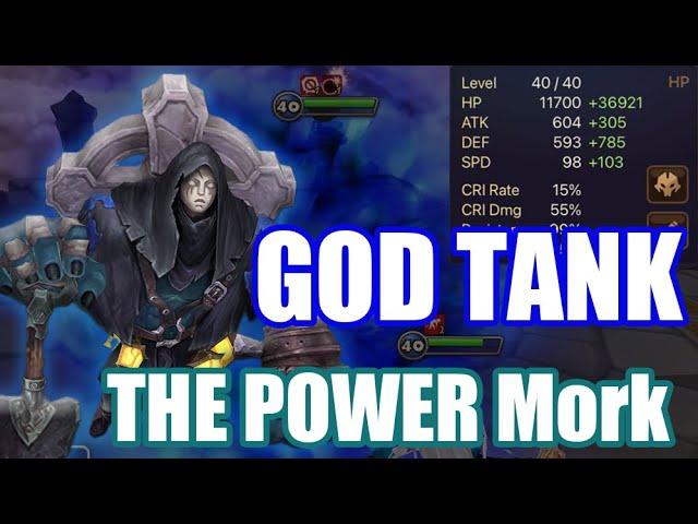 The Power of Mork, He is God Tank and can put up shields that are too hard【Summoners War RTA】