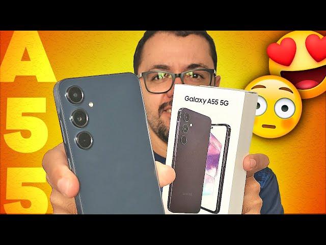 Comprei um GALAXY A55 da Samsung! Melhor ou Igual ao A54?