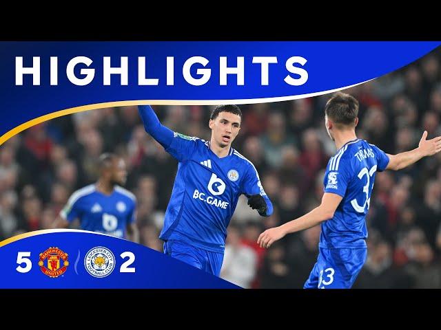 Carabao Cup Defeat  | Manchester United 5 Leicester City 2