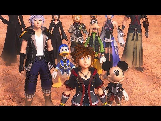 Kingdom Hearts 3 - Final Boss & All Endings